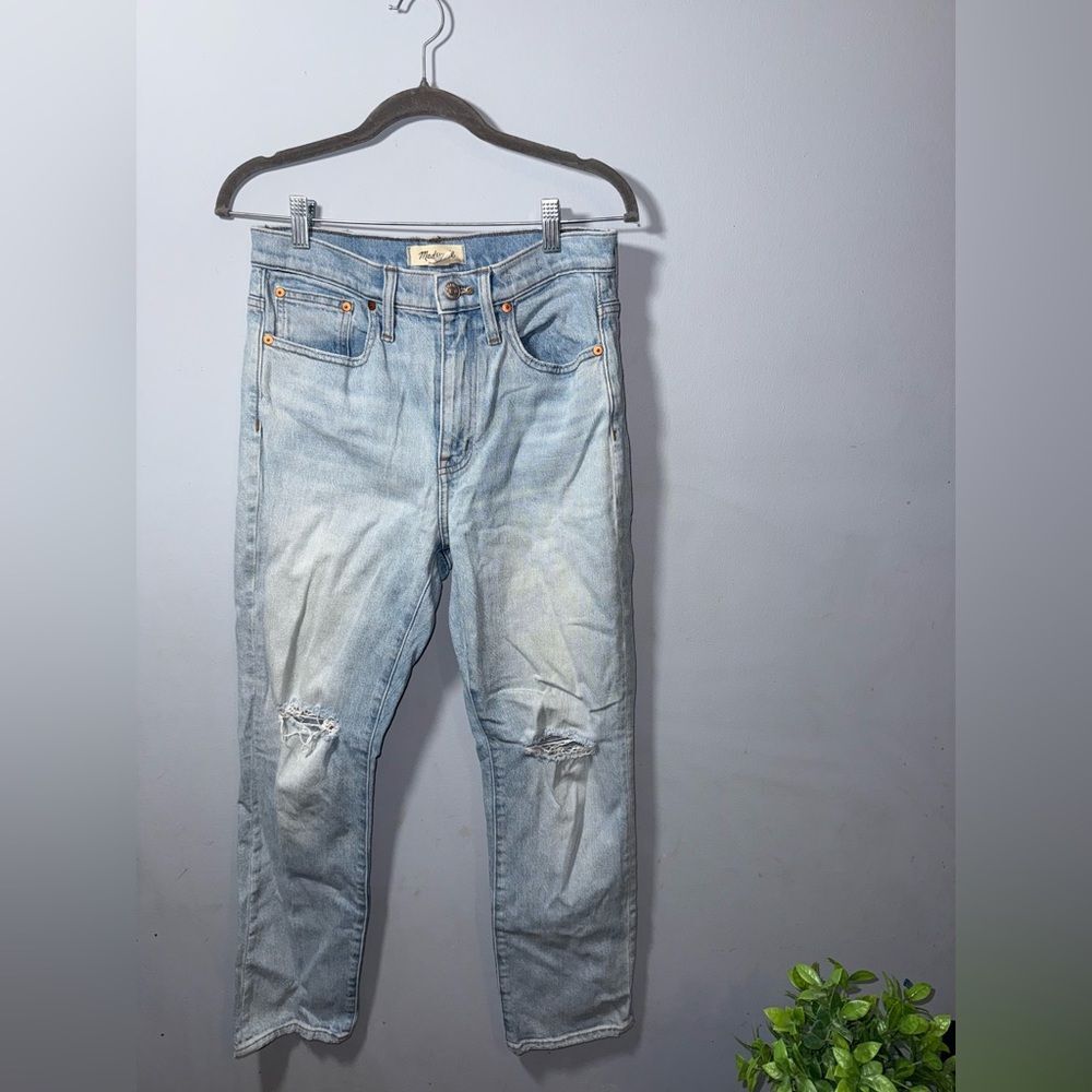 Madewell Womens High Rise Slim Crop Boyjean Jeans Size 26 EUC